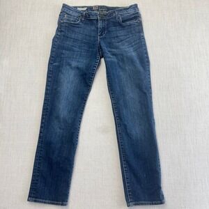 KUT From The Kloth Katy Boyfriend Jeans Womens Size 6 Medium Wash Stretch Denim